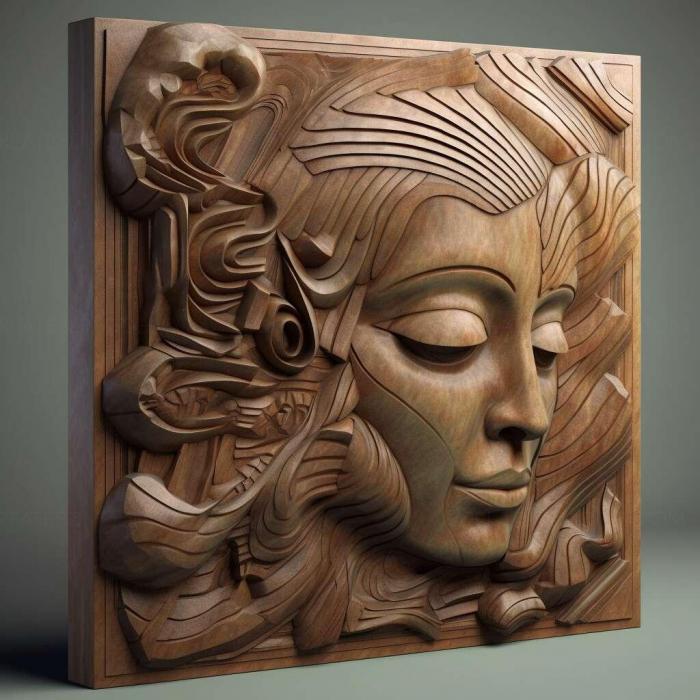 نموذج ثلاثي الأبعاد لآلة CNC 3D Art 